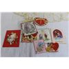 Image 7 : (5+) Assorted Doilies, (10+) Holiday Cards - Christmas, Valentine's Day