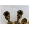 Image 4 : (4) Brass Candleholders