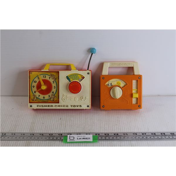 (2) Fisher-Price Toy Radios - Both Works