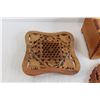 Image 4 : Wooden Box, (3) Trivets, (3) Coasters