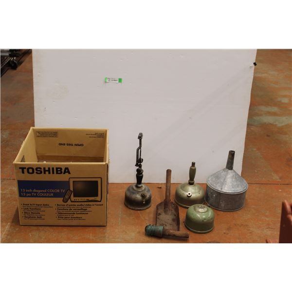 *(2) Gas Lamps, Misc.