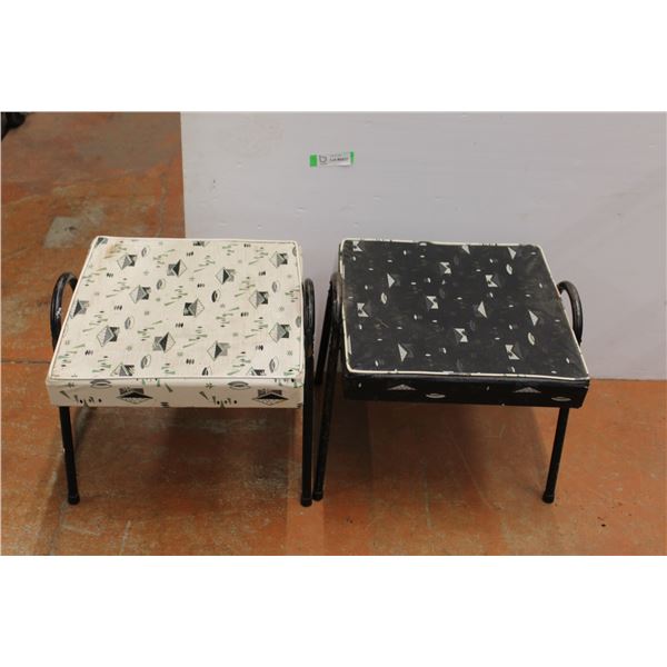 *(2x Bid Price) Stacking Stool Chairs