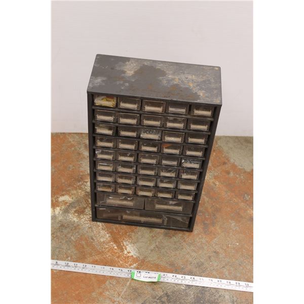 * Metal Shop Counter Storage Organizer with Misc. Hardware - 20" Tall