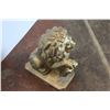 Image 3 : * Lion Concrete Lawn Ornament - 20" Tall, Some Damage, Heavy
