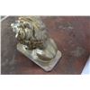 Image 4 : * Lion Concrete Lawn Ornament - 20" Tall, Some Damage, Heavy