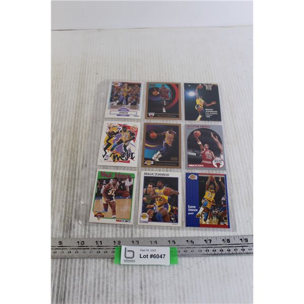 Magic Johnson/Scottie Pippen NBA Hall of Famers Trading Cards