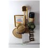 Image 1 : Straw Hats, Wine Travel Box, Misc.