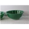 Image 2 : (3) Green Pyrex Nesting Bowls