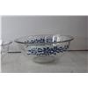 Image 2 : (3) Blue Floral Pyrex Nesting Bowls