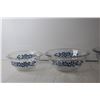 Image 3 : (3) Blue Floral Pyrex Nesting Bowls