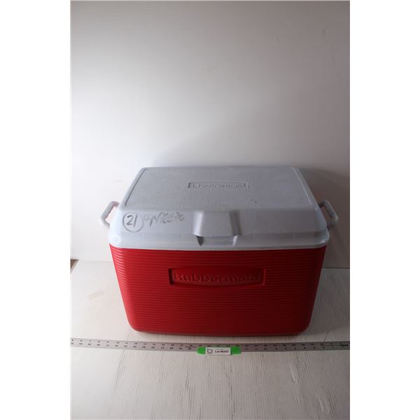 *Red Rubbermaid Cooler