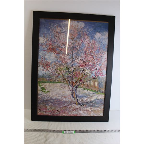 Souvenir de Mauve bt Vincent Framed Print - 23 1/4" x 31 1/4"