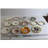 Image 1 : (12) Teacup Saucers - Foley Bone China, Royal Albert, Royal Tudor Ware, Wall-Hanging Ornamental Frui