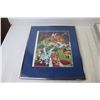 Image 2 : Framed Cloth & Paint Picture (15 1/4" x 18 3/4") - Framed Print (15 1/4" x 18")
