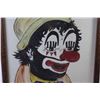 Image 2 : (2) Framed Painting of Clown (16 3/4" x 21") - Framed Oil Painting (17 1/2" x 23 3/4" - done w/knive