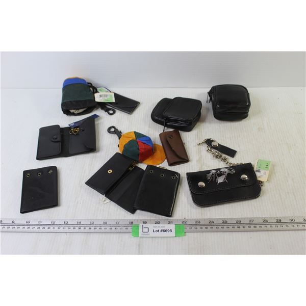 Leather Key Cases - Change Purses - Camera Cases