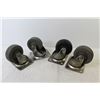 Image 3 : (4) 6" Castors w/Swivel Base