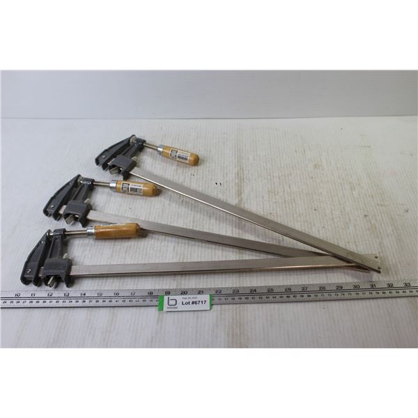 (3) Powerfist 18" Bar Clamps