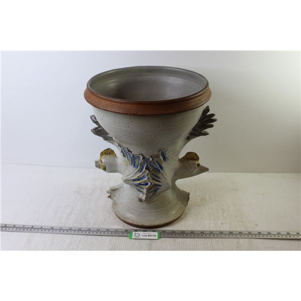 Ceramic Planter Pot (damaged) - 16"Tall