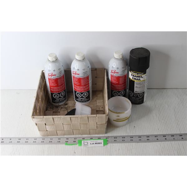 Box of Motor Treatment Fluid, Enamel (Mostly Full)