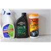Image 2 : Oil Gel Stain, Brake Fluid, Misc. Fluids (Mostly Full)