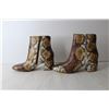 Image 2 : Women's Snake Skin Boots - Size 8