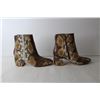 Image 3 : Women's Snake Skin Boots - Size 8