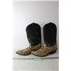 Image 1 : Pair of Women's Cowboy Boots - Size 11