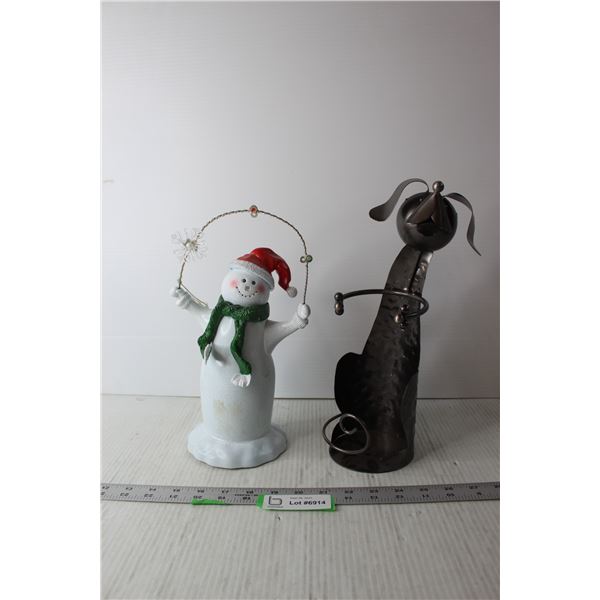 Dog Wine Bottle Holder and Christmas Decoration