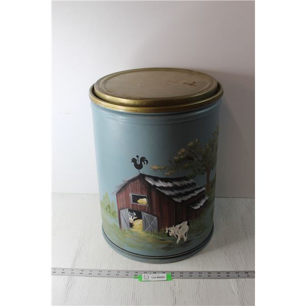 * Large Painted Bin