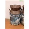 Image 3 : * (2) Decorative Milk Cans