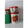 Image 2 : (6) Christmas Stacking and Non Stacking Tins