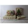 Image 1 : Vintage Christmas Stacking Tins