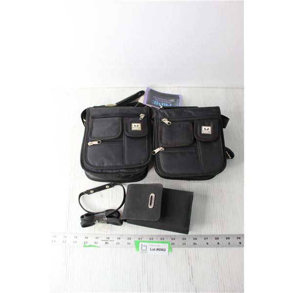 (2) Moxy Bags and Misc. Wallet