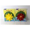 Image 3 : Plastic Welcome Matt, Butterfly and Flower Decorations