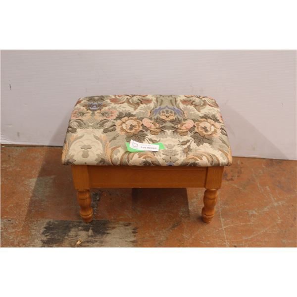 * Wooden Stool with Storage