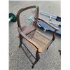 Image 2 : ANTIQUE WICKER CHAIR FOR REPURPOSE