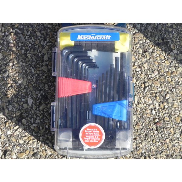 MASTERCRAFT SAE AND METRIC TORX KEY SET (ALLEN WRENCHES)