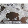 Image 1 : 5-Buffalo, Goat, Cow Weather Vane - 5 X $