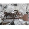 Image 1 : 3-Horse Drawn Buggy Weather Vanes - 3 X $