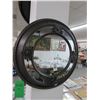 Image 1 : Ornate Mocha Round Mirror - No Shipping