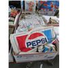 Image 1 : Bins 3 w/Collector Pepsi Glasses