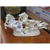 Image 1 : Vintage Porcelain Running Horses Statuary