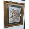 Image 1 : Framed Wall Art Lion & Cheetah