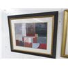 Image 3 : Framed Art Florals & Abstract - 4 Pcs.