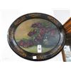 Image 1 : Oval Framed Floral Painting On Board