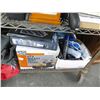 Image 2 : Duffels, Flippers, Seat Cover & Butane + Supplies on Shelf