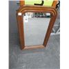 Image 1 : Small Oak Trim Mirror - No Shipping