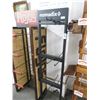 Image 1 : Black Upright Merchandising Rack w/Pegs