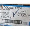 Image 2 : 6-Case (20 Each) Schlage Privacy Locking Latches - 6 X $